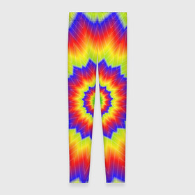 Леггинсы 3D с принтом Tie-Dye , 80% полиэстер, 20% эластан | Эластичный пояс, зауженные к низу, низкая посадка | abstract | colorful | dye | gradient | texture | tie | абстракция | градиент | дай | тай | текстура | цветной