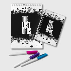 Блокнот с принтом ОДНИ ИЗ НАС l THE LAST OF US 2 , 100% бумага | 48 листов, плотность листов — 60 г/м2, плотность картонной обложки — 250 г/м2. Листы скреплены удобной пружинной спиралью. Цвет линий — светло-серый
 | Тематика изображения на принте: ellie | game | joel | naughty dog | part 2 | the last of us | джоэл | одни из нас | элли