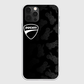 Чехол для iPhone 12 Pro Max с принтом DUCATI [1] , Силикон |  | Тематика изображения на принте: ducati | moto | дукати | мото | мотоцикл