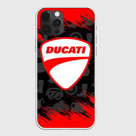 Чехол для iPhone 12 Pro Max с принтом DUCATI [2] , Силикон |  | Тематика изображения на принте: ducati | moto | дукати | мото | мотоцикл