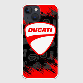 Чехол для iPhone 13 mini с принтом DUCATI [2] ,  |  | ducati | moto | дукати | мото | мотоцикл