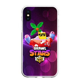 Чехол для iPhone XS Max матовый с принтом BRAWL STARS SPROUT СПРАУТ , Силикон | Область печати: задняя сторона чехла, без боковых панелей | bibi | brawl stars | coach mike | crow | gale | leon | leon shark | max | mecha crow | mortis | mr.p | nani | phoenix | sally leon | sandy | spike | sprout | tara | virus 8 bit | werewolf | ворон | оборотень