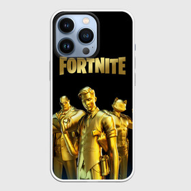 Чехол для iPhone 13 Pro с принтом FORTNITE GOLD SQUAD ,  |  | 2 часть | 3 season | 3 сезон | fortnite | gold | midas | squad | мидас | фортнайт