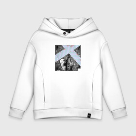 Детское худи Oversize хлопок с принтом LIL UZI VERT (LUV IS RAGE 2) , френч-терри — 70% хлопок, 30% полиэстер. Мягкий теплый начес внутри —100% хлопок | боковые карманы, эластичные манжеты и нижняя кромка, капюшон на магнитной кнопке | Тематика изображения на принте: lil | liluzivert | uzi | vert | верт | лил | лилузиверт | узи