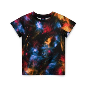 Детская футболка 3D с принтом КОСМИЧЕСКИЕ ВОЛНЫ , 100% гипоаллергенный полиэфир | прямой крой, круглый вырез горловины, длина до линии бедер, чуть спущенное плечо, ткань немного тянется | Тематика изображения на принте: colors | galaxy | paints | space | star
nebula | texture | абстракция | брызги | вселенная | галактика | звезда | звезды | космический | краски | планеты | текстуры