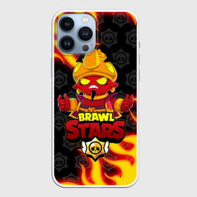 Чехол для iPhone 13 Pro Max с принтом BRAWL STARS EVIL GENE | ДЖИН ,  |  | Тематика изображения на принте: bibi | brawl stars | coach mike | crow | evil gene | gale | gene | leon | leon shark | max | mecha crow | mortis | mr.p | nani | phoenix | sally leon | sandy | spike | sprout | tara | virus 8 bit | werewolf | ворон | джин | оборотень