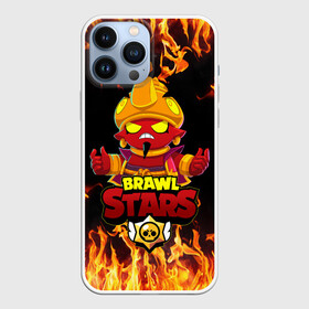 Чехол для iPhone 13 Pro Max с принтом BRAWL STARS EVIL GENE | ДЖИН ,  |  | Тематика изображения на принте: bibi | brawl stars | coach mike | crow | evil gene | gale | gene | leon | leon shark | max | mecha crow | mortis | mr.p | nani | phoenix | sally leon | sandy | spike | sprout | tara | virus 8 bit | werewolf | ворон | джин | оборотень