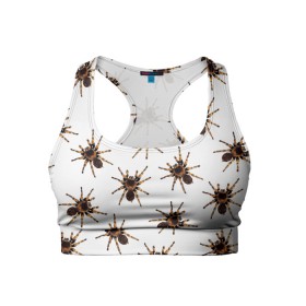 Женский спортивный топ 3D с принтом В пауках , 82% полиэстер, 18% спандекс Ткань безопасна для здоровья, позволяет коже дышать, не мнется и не растягивается |  | pattern | spider | джунгли | дикие | животные | жуки | звери | лапы | мерзкие | монстр | насекомые | паттерн | паук | пауки | паутина | паучок | птицеед | страшный | существа | тараканы | тарантул | тропики