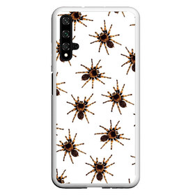 Чехол для Honor 20 с принтом В пауках , Силикон | Область печати: задняя сторона чехла, без боковых панелей | pattern | spider | джунгли | дикие | животные | жуки | звери | лапы | мерзкие | монстр | насекомые | паттерн | паук | пауки | паутина | паучок | птицеед | страшный | существа | тараканы | тарантул | тропики