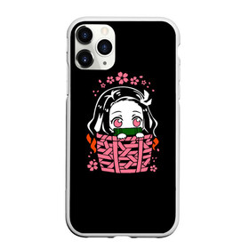 Чехол для iPhone 11 Pro матовый с принтом KIMETSU NO YAIBA NEZUKO , Силикон |  | demon slayer | kimetsu no yaiba | nezuko | shinobu | slayer | tanjiro | zenitsu | гию томиока | зенитцу | иноске хашибира | клинок рассекающий демонов | незуко | танджиро | шинобу кочо