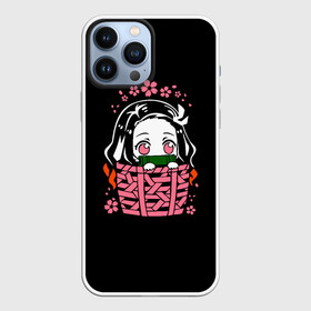 Чехол для iPhone 13 Pro Max с принтом KIMETSU NO YAIBA NEZUKO | НЕЗУКО ,  |  | Тематика изображения на принте: demon slayer | kimetsu no yaiba | nezuko | shinobu | slayer | tanjiro | zenitsu | гию томиока | зенитцу | иноске хашибира | клинок рассекающий демонов | незуко | танджиро | шинобу кочо