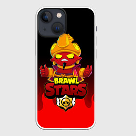 Чехол для iPhone 13 mini с принтом BRAWL STARS EVIL GENE | ДЖИН ,  |  | bibi | brawl stars | coach mike | crow | evil gene | gale | gene | leon | leon shark | max | mecha crow | mortis | mr.p | nani | phoenix | sally leon | sandy | spike | sprout | tara | virus 8 bit | werewolf | ворон | джин | оборотень