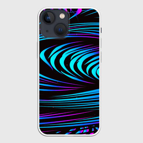 Чехол для iPhone 13 mini с принтом STRIPES WAVE ,  |  | abstract | abstraction | geometry | line | pattern | psy | абстрактный | абстракция | геометрия | краски | кубики | линии | неоновые | неоновый | психоделика | текстура