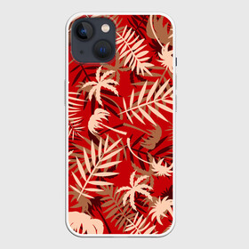 Чехол для iPhone 13 с принтом ТРОПИЧЕСКИЕ ПАЛЬМЫ. ,  |  | 2020 | tropical | лето | лето2020 | листья | пальмы | тропические пальмы