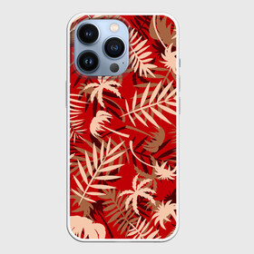 Чехол для iPhone 13 Pro с принтом ТРОПИЧЕСКИЕ ПАЛЬМЫ. ,  |  | Тематика изображения на принте: 2020 | tropical | лето | лето2020 | листья | пальмы | тропические пальмы