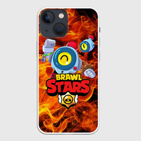 Чехол для iPhone 13 mini с принтом BRAWL STARS NANI | НАНИ ,  |  | bibi | brawl stars | coach mike | crow | evil gene | gale | gene | leon | leon shark | max | mecha crow | mortis | mr.p | nani | phoenix | sally leon | sandy | spike | sprout | tara | virus 8 bit | werewolf | ворон | джин | оборотень