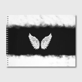 Альбом для рисования с принтом Im an angel , 100% бумага
 | матовая бумага, плотность 200 мг. | angel | birds | fly | wings | ангел | бабочка | богиня | воздушный | демон | дым | космос | крылья | лебедь | летать | летучий | милые | мифические | небесный | небо | облако | пегас | перья | прикольные | птица | рай