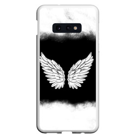 Чехол для Samsung S10E с принтом Im an angel , Силикон | Область печати: задняя сторона чехла, без боковых панелей | angel | birds | fly | wings | ангел | бабочка | богиня | воздушный | демон | дым | космос | крылья | лебедь | летать | летучий | милые | мифические | небесный | небо | облако | пегас | перья | прикольные | птица | рай