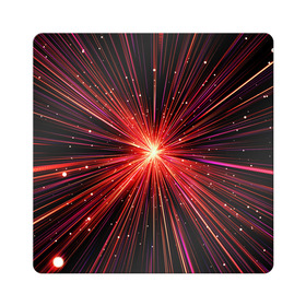 Магнит виниловый Квадрат с принтом Рождение Сверхновой , полимерный материал с магнитным слоем | размер 9*9 см, закругленные углы | бесконечность | взрыв | вселенная | галактика | движение | звезда | звездная | звезды | искры | космический | космос | линии | материя | неоновый | нло | ночь | огни | огонь | оптические | петарда