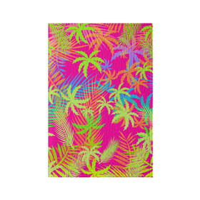 Обложка для паспорта матовая кожа с принтом ПАЛЬМЫ / ТРОПИКИ , натуральная матовая кожа | размер 19,3 х 13,7 см; прозрачные пластиковые крепления | Тематика изображения на принте: hotline miami | neon | new retro wave | outrun | outrun electro | palmen | pink | rainbow | retro | retrowave | summer | synth | synthwave | tropical | лето | неон | пальмы | радуга | ретро | розовый | тропики | хотлайн майами | цветы