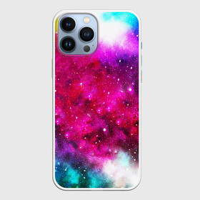 Чехол для iPhone 13 Pro Max с принтом Туманность ,  |  | Тематика изображения на принте: space | stars | абстракция | бесконечный | блестящий | вселенная | галактика | дым | звездная | звезды | космический | космос | краски | лето | материя | небо | неоновый | нло | ночь | облака | планеты | радуга