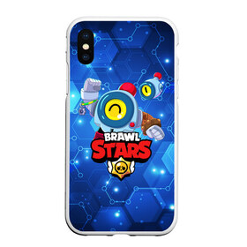 Чехол для iPhone XS Max матовый с принтом BRAWL STARS NANI НАНИ , Силикон | Область печати: задняя сторона чехла, без боковых панелей | bibi | brawl stars | coach mike | crow | evil gene | gale | gene | leon | leon shark | max | mecha crow | mortis | mr.p | nani | phoenix | sally leon | sandy | spike | sprout | tara | virus 8 bit | werewolf | ворон | джин | оборотень