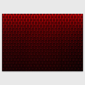 Поздравительная открытка с принтом текстура красный градиент , 100% бумага | плотность бумаги 280 г/м2, матовая, на обратной стороне линовка и место для марки
 | геометрия | градиент | красный | линии | поверхность | простота | симметрия | текстура | точки | черный