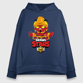 Женское худи Oversize хлопок с принтом Злой Джин BRAWL STARS , френч-терри — 70% хлопок, 30% полиэстер. Мягкий теплый начес внутри —100% хлопок | боковые карманы, эластичные манжеты и нижняя кромка, капюшон на магнитной кнопке | bibi | brawl stars | china brawl stars | evil gene | gale | gene | leon | leon shark | nani | sally leon | sandy | spike | джин | злой джин | злой джин brawl stars | китай | китайский бравл старс | красный джин