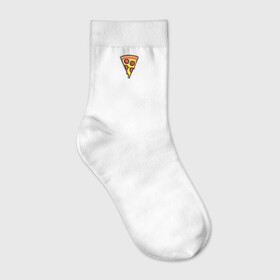 Носки с вышивкой с принтом Пицца ,  |  | pizza | еда | пицца | сыр | фастфуд