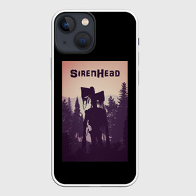 Чехол для iPhone 13 mini с принтом Siren Head (сиреноголовый) ,  |  | scp | siren head | игра | монстр | персонаж | сиреноголовый | чудовище