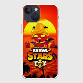 Чехол для iPhone 13 mini с принтом BRAWL STARS EVIL GENE | В ЛЕТО ,  |  | brawl stars | crow | evil gene | gale | leon | leon shark | max | sally leon | shark | sprout | tara | virus 8 bit | werewolf leon | акула | берли | бравл старс | ворон | джин | макс | оборотень