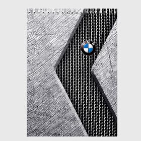 Скетчбук с принтом BMW , 100% бумага
 | 48 листов, плотность листов — 100 г/м2, плотность картонной обложки — 250 г/м2. Листы скреплены сверху удобной пружинной спиралью | bmw | germany | metal | prestige | бмв | германия | металл | престиж