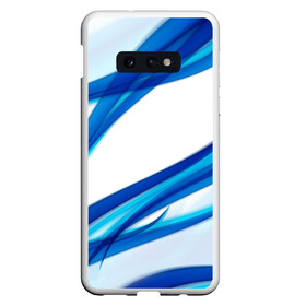 Чехол для Samsung S10E с принтом STRIPES BLUE , Силикон | Область печати: задняя сторона чехла, без боковых панелей | Тематика изображения на принте: abstract | abstraction | geometry | line | pattern | psy | абстрактный | абстракция | геометрия | краски | кубики | линии | неоновые | неоновый | психоделика | текстура