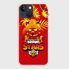 Чехол для iPhone 13 mini с принтом BRAWL STARS EVIL GENE | В ЛЕТО ,  |  | brawl stars | crow | evil gene | gale | leon | leon shark | max | sally leon | shark | sprout | tara | virus 8 bit | werewolf leon | акула | берли | бравл старс | ворон | джин | макс | оборотень