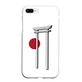 Чехол для iPhone 7/8 Plus матовый с принтом Япония Тории (Z) , Силикон | Область печати: задняя сторона чехла, без боковых панелей | japan | асихара но накацукуни | государство япония | ниппон | нихон | ооясимагуни | птичий насест | страна восходящего солнца | тории | тория | традиции | традиция | япония