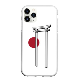 Чехол для iPhone 11 Pro матовый с принтом Япония Тории (Z) , Силикон |  | japan | асихара но накацукуни | государство япония | ниппон | нихон | ооясимагуни | птичий насест | страна восходящего солнца | тории | тория | традиции | традиция | япония