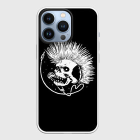 Чехол для iPhone 13 Pro с принтом Панк | Punk (Z) ,  |  | Тематика изображения на принте: shaman | skull | вождь | гот | дух | кладбище | мертвец | мертвый | микрофон | музыка | панк | перья | принт | рок | скелет | хой | череп | шаман | эмо | эракез