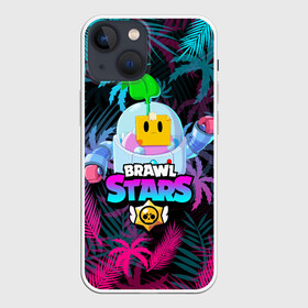 Чехол для iPhone 13 mini с принтом BRAWL STARS SPROUT | СПРАУТ ,  |  | bibi | brawl stars | coach mike | crow | evil gene | gale | gene | leon | leon shark | max | mecha crow | mortis | mr.p | nani | phoenix | sally leon | sandy | spike | sprout | surge | tara | virus 8 bit | werewolf | волна | ворон | джин | л