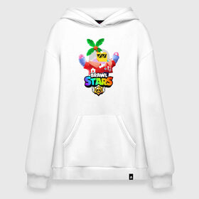 Худи SuperOversize хлопок с принтом BRAWL STARS SPROUT TROPICAL , 70% хлопок, 30% полиэстер, мягкий начес внутри | карман-кенгуру, эластичная резинка на манжетах и по нижней кромке, двухслойный капюшон
 | brawl stars | crow | gale | leon | leon shark | max | mr.p | palmen | rainbow | sally leon | shark | sprout | tara | tropical sprout | virus 8 bit | werewolf leon | акула | берли | бравл старс | ворон | макс | оборотень | пальмы | радуга |