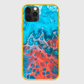 Чехол для iPhone 12 Pro Max с принтом Цветные разводы , Силикон |  | Тематика изображения на принте: textures | абстракция | арт | голубое | красный | море | небо | разные цвета | розовый | текстуры | фон | цветные разводы | цветовые разводы