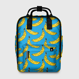 Женский рюкзак 3D с принтом Go Bananas , 100% полиэстер | лямки с регулируемой длиной, сверху ручки, чтобы рюкзак нести как сумку. Основное отделение закрывается на молнию, как и внешний карман. Внутри два дополнительных кармана, один из которых закрывается на молнию. По бокам два дополнительных кармашка, куда поместится маленькая бутылочка
 | food | fruits | банан | бананчики | бананы | вкусняшки | десерт | джунгли | еда | летний | лето | море | обезьяна | овощи | океан | острова | отдых | отпуск | пальмы | плоды | пляж | природа | рай | сладкие