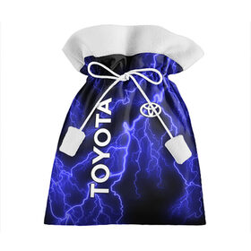 Подарочный 3D мешок с принтом TOYOTA , 100% полиэстер | Размер: 29*39 см | toyota | авто | автомобиль | логотип | марка | машина | надпись | текстура | тоета | тойота