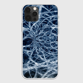 Чехол для iPhone 12 Pro Max с принтом Нервная система , Силикон |  | Тематика изображения на принте: big picture | exclusive merch | картинки | клетки | линии | мозг | нейроны | прикольные | пульс | сеть | текстуры | точки | тренды | узоры