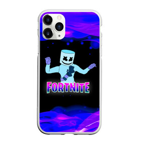 Чехол для iPhone 11 Pro Max матовый с принтом Fortnite Marshmallow , Силикон |  | epic | fortnite | marshmallow | marshmello | битва | герои | градиент | детские | джокер | диджей | игра | игроман | карась | компьютерные | лого | логотипигры | маршмеллоу | маска | музыка | огонь | онлайн | персонажи