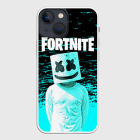 Чехол для iPhone 13 mini с принтом Fortnite Marshmello. ,  |  | archetype | fortnite | fortnite x | game | ikonik | marshmello | raven | архетип | ворон | игра | иконик | маршмелло | фортнайт