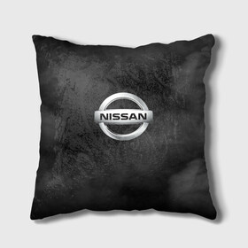 Подушка 3D с принтом NISSAN. , наволочка – 100% полиэстер, наполнитель – холлофайбер (легкий наполнитель, не вызывает аллергию). | состоит из подушки и наволочки. Наволочка на молнии, легко снимается для стирки | 2020 | auto | nissan | sport | авто | автомобиль | автомобильные | бренд | марка | машины | ниссан | спорт