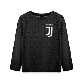 Детский лонгслив 3D с принтом JUVENTUS / ЮВЕНТУС , 100% полиэстер | длинные рукава, круглый вырез горловины, полуприлегающий силуэт
 | cr7 | fc juventus | football | juve | juventus | ronaldo | sport | роналдо | спорт | футбол | ювентус