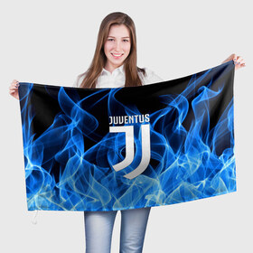 Флаг 3D с принтом JUVENTUS / ЮВЕНТУС , 100% полиэстер | плотность ткани — 95 г/м2, размер — 67 х 109 см. Принт наносится с одной стороны | cr7 | fc juventus | fire | flame | football | juve | juventus | ronaldo | sport | огонь | пламя | роналдо | спорт | футбол | ювентус