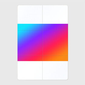 Магнитный плакат 2Х3 с принтом Градиент , Полимерный материал с магнитным слоем | 6 деталей размером 9*9 см | градиент | оранжевый | розовый | синий | фиолетовый