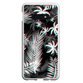 Чехол для Samsung S10E с принтом ПАЛЬМЫ TROPICAL GLITCH , Силикон | Область печати: задняя сторона чехла, без боковых панелей | Тематика изображения на принте: glitch | hotline miami | neon | new retro wave | outrun | outrun electro | paints | palmen | rainbow | retro | retrowave | summer | synth | synthwave | tropical | глитч | краски | лето | неон | пальмы | радуга | ретро | тропики | хотлайн 